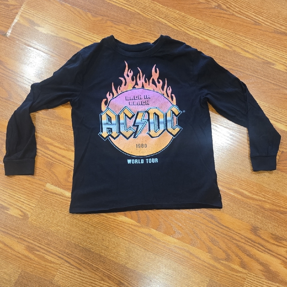 AC/DC Kids Black Long Sleeve Shirt